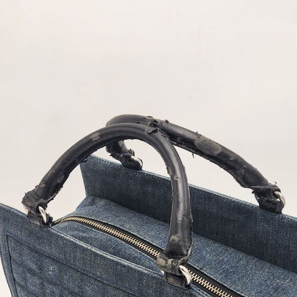 Diesel RARE Y2K Denim Puffy Small Tote Bag - Picture 10 of 15